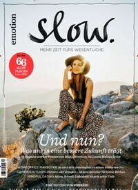 Titelbild der Ausgabe 4/2020 von Emotion Slow. Diese Zeitschrift und viele weitere Frauenzeitschriften als Abo oder epaper bei United Kiosk online kaufen.