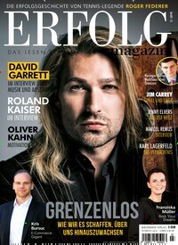Titelbild der Ausgabe 3/2019 von Erfolg Magazin. Diese Zeitschrift und viele weitere Wirtschaftsmagazine und Politikmagazine als Abo oder epaper bei United Kiosk online kaufen.