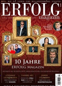 Titelbild der Ausgabe 4/2026 von Erfolg Magazin. Diese Zeitschrift und viele weitere Wirtschaftsmagazine und Politikmagazine als Abo oder epaper bei United Kiosk online kaufen.