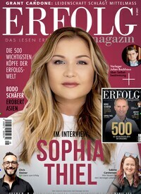 Titelbild der Ausgabe 5/2021 von Erfolg Magazin. Diese Zeitschrift und viele weitere Wirtschaftsmagazine und Politikmagazine als Abo oder epaper bei United Kiosk online kaufen.