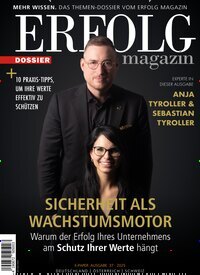 Titelbild der Ausgabe 37/2025 von Erfolg Magazin Dossier. Diese Zeitschrift und viele weitere Wirtschaftsmagazine und Politikmagazine als Abo oder epaper bei United Kiosk online kaufen.