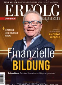 Titelbild der Ausgabe 45/2026 von Erfolg Magazin Dossier. Diese Zeitschrift und viele weitere Wirtschaftsmagazine und Politikmagazine als Abo oder epaper bei United Kiosk online kaufen.
