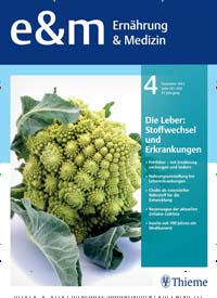 Titelbild der Ausgabe 1/2023 von Ernährung & Medizin. Diese Zeitschrift und viele weitere Pflegezeitschriften und medizinische Fachzeitschriften als Abo oder epaper bei United Kiosk online kaufen.