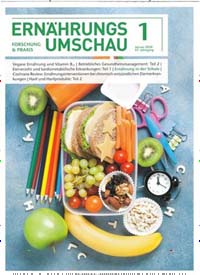 Titelbild der Ausgabe 1/2021 von Ernährungs-Umschau. Diese Zeitschrift und viele weitere Gastronomiezeitschriften, Fashionmagazine, Beautymagazine als Abo oder epaper bei United Kiosk online kaufen.