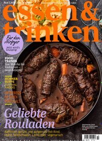 Titelbild der Ausgabe 3/2026 von essen & trinken. Diese Zeitschrift und viele weitere Kochzeitschriften und Backzeitschriften als Abo oder epaper bei United Kiosk online kaufen.