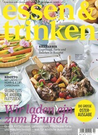 Titelbild der Ausgabe 4/2020 von essen & trinken. Diese Zeitschrift und viele weitere Kochzeitschriften und Backzeitschriften als Abo oder epaper bei United Kiosk online kaufen.