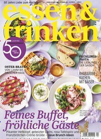 Titelbild der Ausgabe 4/2022 von essen & trinken. Diese Zeitschrift und viele weitere Kochzeitschriften und Backzeitschriften als Abo oder epaper bei United Kiosk online kaufen.
