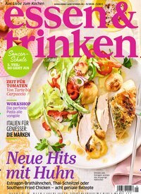 Titelbild der Ausgabe 9/2026 von essen & trinken. Diese Zeitschrift und viele weitere Kochzeitschriften und Backzeitschriften als Abo oder epaper bei United Kiosk online kaufen.