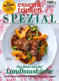 Titelbild der Ausgabe 4/2026 von essen & trinken Spezial. Diese Zeitschrift und viele weitere Kochzeitschriften und Backzeitschriften als Abo oder epaper bei United Kiosk online kaufen.