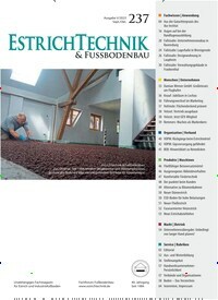 Titelbild der Ausgabe 237/2023 von EstrichTechnik & Fußbodenbau. Diese Zeitschrift und viele weitere Architekturzeitschriften und Bauzeitschriften als Abo oder epaper bei United Kiosk online kaufen.