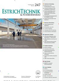 Titelbild der Ausgabe 247/2025 von EstrichTechnik & Fußbodenbau. Diese Zeitschrift und viele weitere Architekturzeitschriften und Bauzeitschriften als Abo oder epaper bei United Kiosk online kaufen.