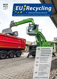 Titelbild der Ausgabe 4/2024 von EU-Recycling. Diese Zeitschrift und viele weitere Naturzeitschriften, Landwirtschaftszeitungen und Umweltmagazine als Abo oder epaper bei United Kiosk online kaufen.