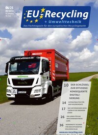 Titelbild der Ausgabe 6/2025 von EU-Recycling. Diese Zeitschrift und viele weitere Naturzeitschriften, Landwirtschaftszeitungen und Umweltmagazine als Abo oder epaper bei United Kiosk online kaufen.