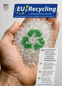 Titelbild der Ausgabe 8/2025 von EU-Recycling. Diese Zeitschrift und viele weitere Naturzeitschriften, Landwirtschaftszeitungen und Umweltmagazine als Abo oder epaper bei United Kiosk online kaufen.