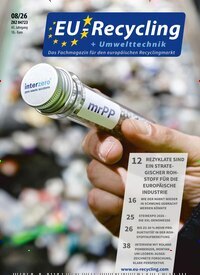 Titelbild der Ausgabe 8/2026 von EU-Recycling. Diese Zeitschrift und viele weitere Naturzeitschriften, Landwirtschaftszeitungen und Umweltmagazine als Abo oder epaper bei United Kiosk online kaufen.