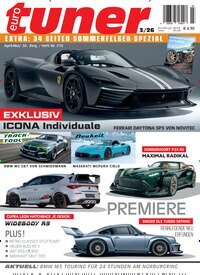 Titelbild der Ausgabe 3/2026 von Eurotuner Magazin. Diese Zeitschrift und viele weitere Automagazine und Motorradzeitschriften als Abo oder epaper bei United Kiosk online kaufen.