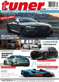 Titelbild der Ausgabe 4/2026 von Eurotuner Magazin. Diese Zeitschrift und viele weitere Automagazine und Motorradzeitschriften als Abo oder epaper bei United Kiosk online kaufen.