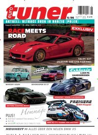 Titelbild der Ausgabe 5/2026 von Eurotuner Magazin. Diese Zeitschrift und viele weitere Automagazine und Motorradzeitschriften als Abo oder epaper bei United Kiosk online kaufen.