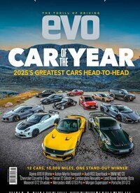 Titelbild der Ausgabe 1/2026 von Evo. Diese Zeitschrift und viele weitere Automagazine und Motorradzeitschriften als Abo oder epaper bei United Kiosk online kaufen.