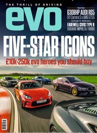 Titelbild der Ausgabe 4/2026 von Evo. Diese Zeitschrift und viele weitere Automagazine und Motorradzeitschriften als Abo oder epaper bei United Kiosk online kaufen.