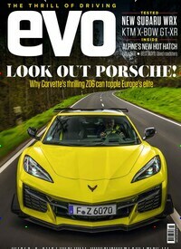 Titelbild der Ausgabe 6/2023 von Evo. Diese Zeitschrift und viele weitere Automagazine und Motorradzeitschriften als Abo oder epaper bei United Kiosk online kaufen.