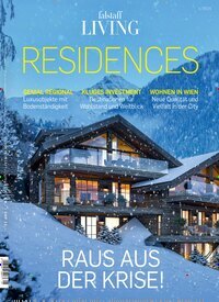 Titelbild der Ausgabe 1/2025 von falstaff Living Residences. Diese Zeitschrift und viele weitere Gartenzeitschriften und Wohnzeitschriften als Abo oder epaper bei United Kiosk online kaufen.