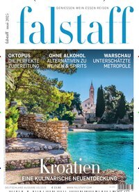 Titelbild der Ausgabe 3/2025 von falstaff Magazin Deutschland. Diese Zeitschrift und viele weitere Kochzeitschriften und Backzeitschriften als Abo oder epaper bei United Kiosk online kaufen.