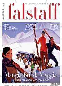 Titelbild der Ausgabe 4/2025 von falstaff Magazin Italien. Diese Zeitschrift und viele weitere Kochzeitschriften und Backzeitschriften als Abo oder epaper bei United Kiosk online kaufen.