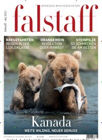 Titelbild der Ausgabe 8/2025 von falstaff Magazin Österreich. Diese Zeitschrift und viele weitere Kochzeitschriften und Backzeitschriften als Abo oder epaper bei United Kiosk online kaufen.
