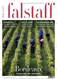 Titelbild der Ausgabe 7/2025 von falstaff Magazin Schweiz. Diese Zeitschrift und viele weitere Kochzeitschriften und Backzeitschriften als Abo oder epaper bei United Kiosk online kaufen.