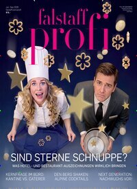 Titelbild der Ausgabe 3/2026 von falstaff profi. Diese Zeitschrift und viele weitere Kochzeitschriften und Backzeitschriften als Abo oder epaper bei United Kiosk online kaufen.