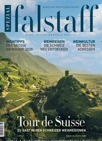 Titelbild der Ausgabe 1/2025 von falstaff Spezial Schweiz. Diese Zeitschrift und viele weitere Kochzeitschriften und Backzeitschriften als Abo oder epaper bei United Kiosk online kaufen.