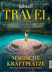 Titelbild der Ausgabe 1/2026 von falstaff Travel. Diese Zeitschrift und viele weitere Reisemagazine, Freizeitmagazine und Wissensmagazine als Abo oder epaper bei United Kiosk online kaufen.