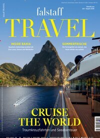 Titelbild der Ausgabe 3/2026 von falstaff Travel. Diese Zeitschrift und viele weitere Reisemagazine, Freizeitmagazine und Wissensmagazine als Abo oder epaper bei United Kiosk online kaufen.