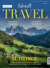 Titelbild der Ausgabe 1/2026 von falstaff Travel Spezial. Diese Zeitschrift und viele weitere Reisemagazine, Freizeitmagazine und Wissensmagazine als Abo oder epaper bei United Kiosk online kaufen.
