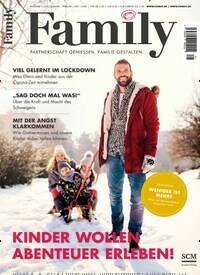 Titelbild der Ausgabe 1/2021 von Family. Diese Zeitschrift und viele weitere Elternzeitschriften und Tierzeitschriften als Abo oder epaper bei United Kiosk online kaufen.