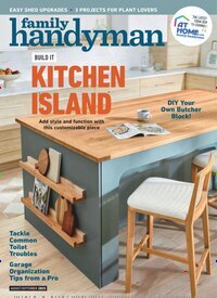 Titelbild der Ausgabe 4/2025 von Family Handyman. Diese Zeitschrift und viele weitere Gartenzeitschriften und Wohnzeitschriften als Abo oder epaper bei United Kiosk online kaufen.