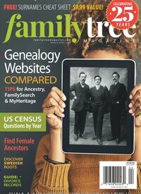 Titelbild der Ausgabe 1/2025 von Family Tree Magazine. Diese Zeitschrift und viele weitere Reisemagazine, Freizeitmagazine und Wissensmagazine als Abo oder epaper bei United Kiosk online kaufen.