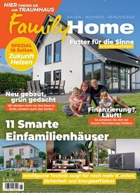 Titelbild der Ausgabe 6/2026 von FamilyHome. Diese Zeitschrift und viele weitere Gartenzeitschriften und Wohnzeitschriften als Abo oder epaper bei United Kiosk online kaufen.