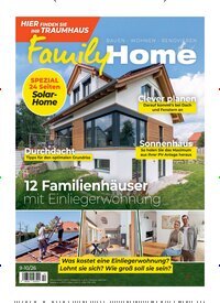 Titelbild der Ausgabe 10/2026 von FamilyHome. Diese Zeitschrift und viele weitere Gartenzeitschriften und Wohnzeitschriften als Abo oder epaper bei United Kiosk online kaufen.