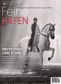 Titelbild der Ausgabe 32/2018 von Feine Hilfen. Diese Zeitschrift und viele weitere Sportmagazine als Abo oder epaper bei United Kiosk online kaufen.