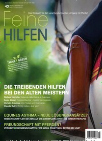 Titelbild der Ausgabe 43/2020 von Feine Hilfen. Diese Zeitschrift und viele weitere Sportmagazine als Abo oder epaper bei United Kiosk online kaufen.