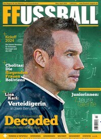 Titelbild der Ausgabe 2/2024 von FFussball Magazin. Diese Zeitschrift und viele weitere Sportmagazine als Abo oder epaper bei United Kiosk online kaufen.