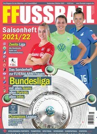 Titelbild der Ausgabe 5/2021 von FFussball Magazin. Diese Zeitschrift und viele weitere Sportmagazine als Abo oder epaper bei United Kiosk online kaufen.