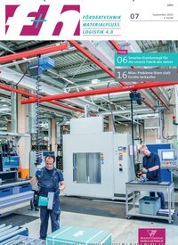 Titelbild der Ausgabe 7/2025 von f+h fördern und heben. Diese Zeitschrift und viele weitere Logistikmagazine und Medienmagazine als Abo oder epaper bei United Kiosk online kaufen.