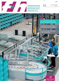 Titelbild der Ausgabe 11/2023 von f+h fördern und heben. Diese Zeitschrift und viele weitere Logistikmagazine und Medienmagazine als Abo oder epaper bei United Kiosk online kaufen.