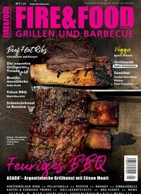 Titelbild der Ausgabe 1/2023 von FIRE&FOOD. Diese Zeitschrift und viele weitere Kochzeitschriften und Backzeitschriften als Abo oder epaper bei United Kiosk online kaufen.