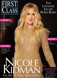 Titelbild der Ausgabe 4/2026 von First Class Magazine International. Diese Zeitschrift und viele weitere Lifestylemagazine und Peoplemagazine als Abo oder epaper bei United Kiosk online kaufen.