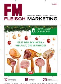 Titelbild der Ausgabe 6/2025 von Fleisch Marketing. Diese Zeitschrift und viele weitere Gastronomiezeitschriften, Fashionmagazine, Beautymagazine als Abo oder epaper bei United Kiosk online kaufen.