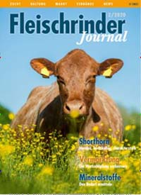 Titelbild der Ausgabe 2/2020 von Fleischrinder-Journal. Diese Zeitschrift und viele weitere Naturzeitschriften, Landwirtschaftszeitungen und Umweltmagazine als Abo oder epaper bei United Kiosk online kaufen.